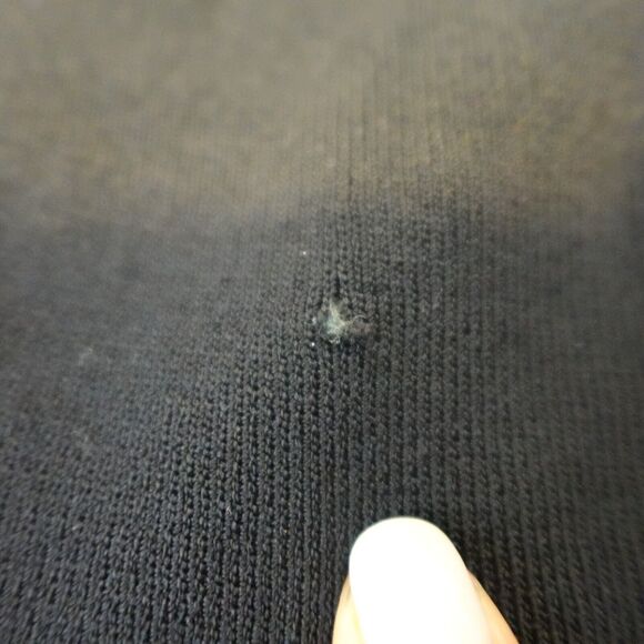 Carmen Marc Valvo Women Medium Sweater V- Neck Knit Long Sleeve Button Black - Picture 9 of 9